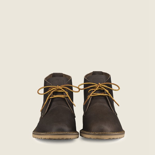 Red Wing Heritage Sko Weekender – Chukka Rough & Tough Læder - Mørke Grå - Herre 5208-FYGAN